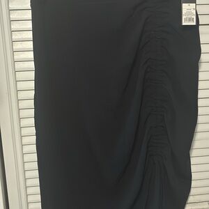 Target Black Ruched Pencil Skirt